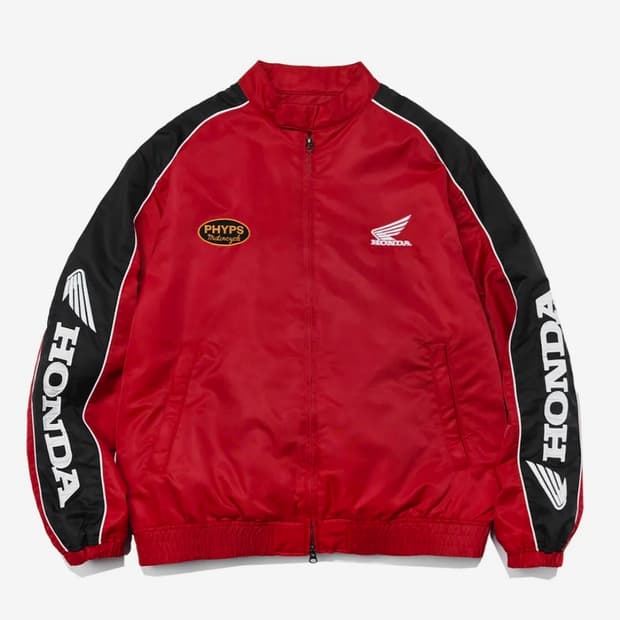 혼다 레이싱 블루종(레드)_M