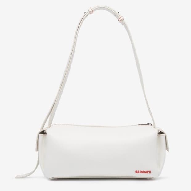 sunnei 바울레토 펠레 리시카 크로스백 - 오프 화이트