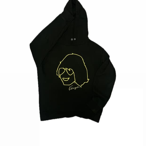 Kenzo 겐조 블랙 옐로우 후디