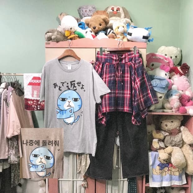 카모메 산장 캐릭터 코디 세트