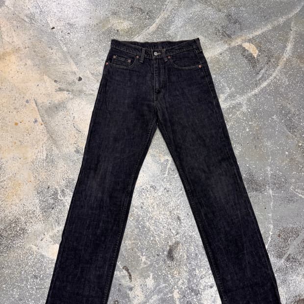 리바이스 503-02 블랙데님 팬츠