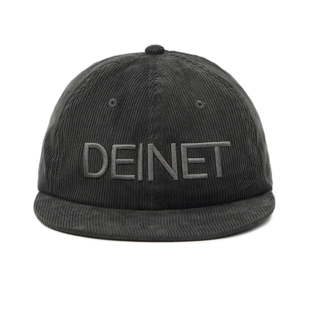 다이닛 코듀로이 로고 볼캡 차콜