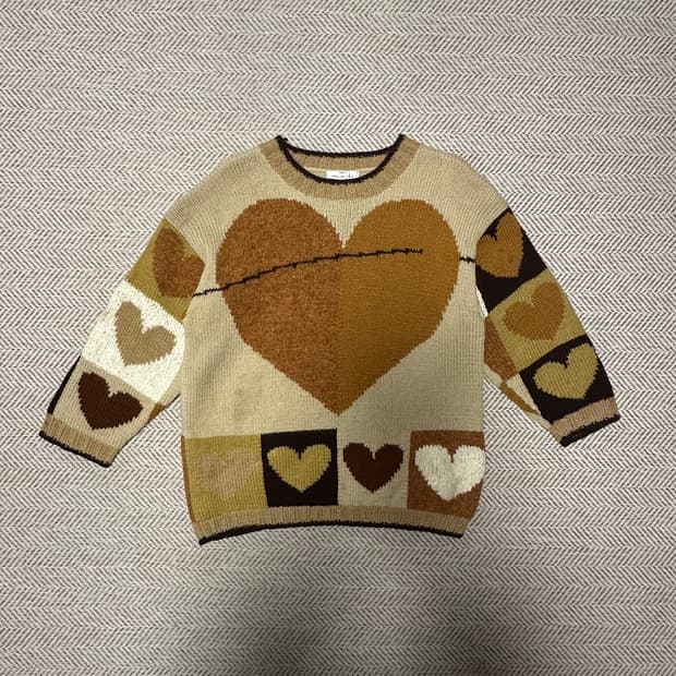 VINTAGE wool knit sweater