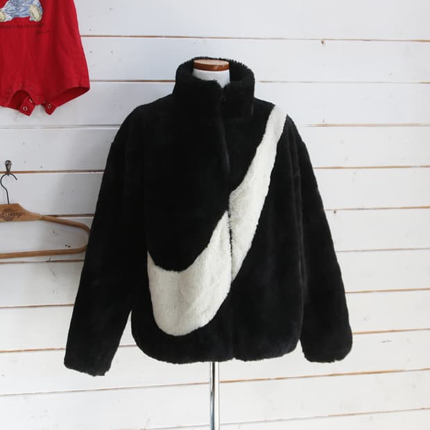 나이키 빅 스우시 퍼 자켓 (여성용 XL)