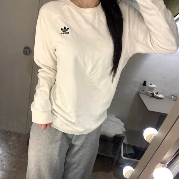 아디다스 불꽃 파이어버드 로고 맨투맨 🤍