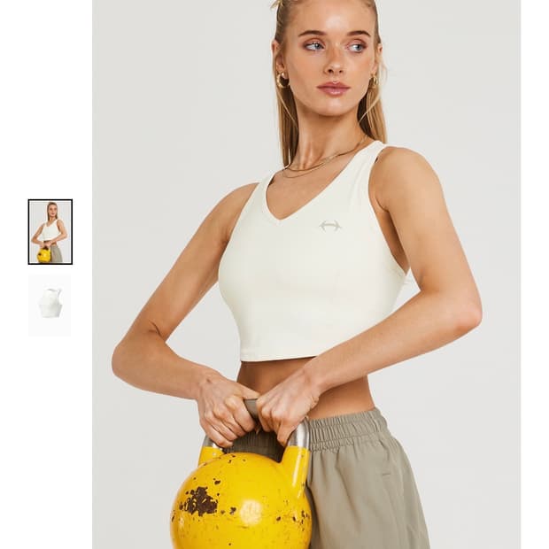 에이치덱스 HDEX 서포트 브이넥 라이닝 브라탑