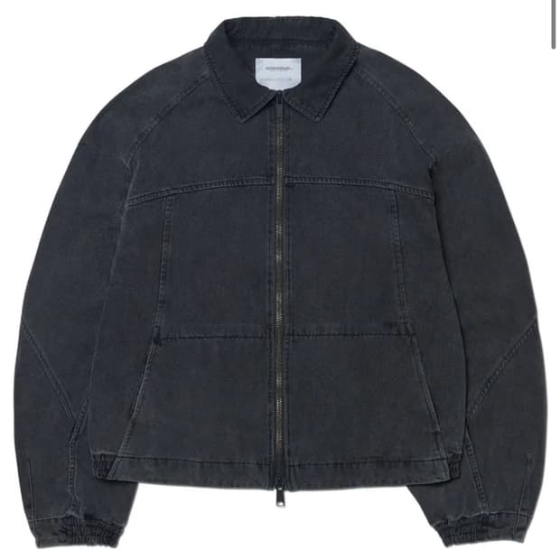 노매뉴얼 D.W DENIM JACKET - WASHED BLACK