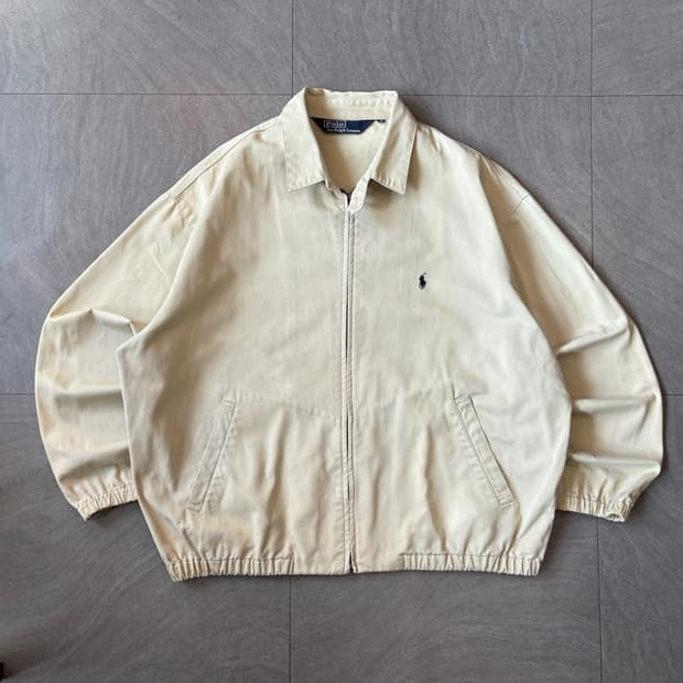 폴로 정품 베이지 스윙톱 자켓