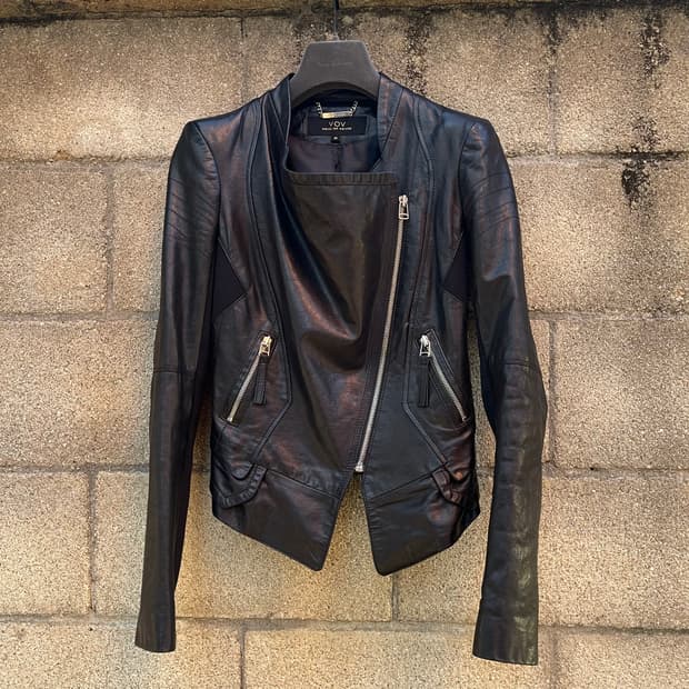 [55] VOV 아방가이드 양가죽 라이더 여성 자켓