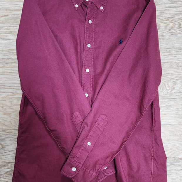 폴로 버건디 셔츠 s