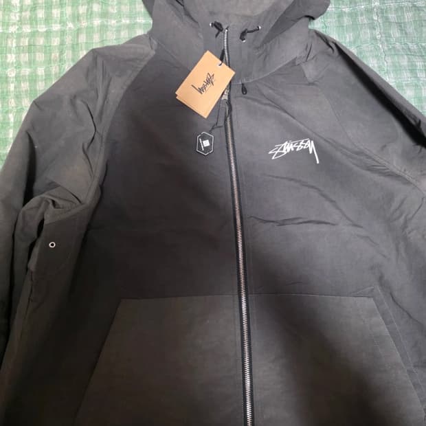 스투시 웨이브 다이 비치 쉘 자켓 xl 105