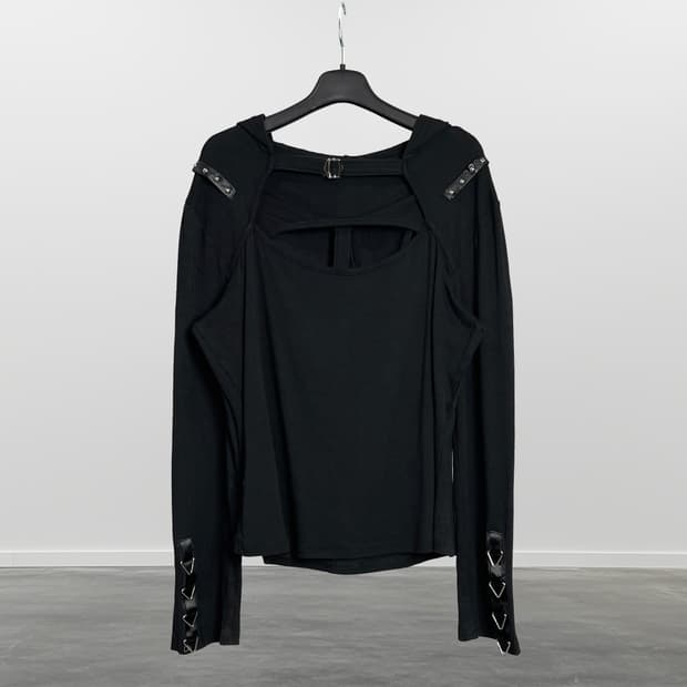 DARK IN LOVE 펑크 후드티