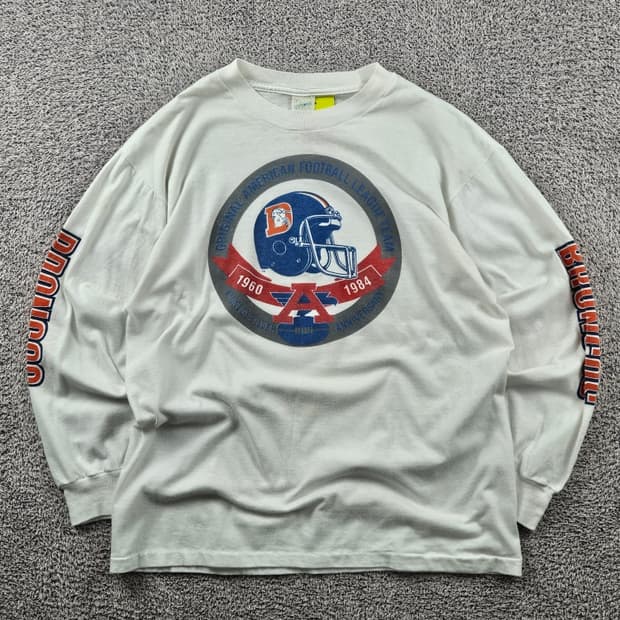 USA 스포츠웨어 브롱코스 싱글스티치 롱슬리브 ( L ) / 11131