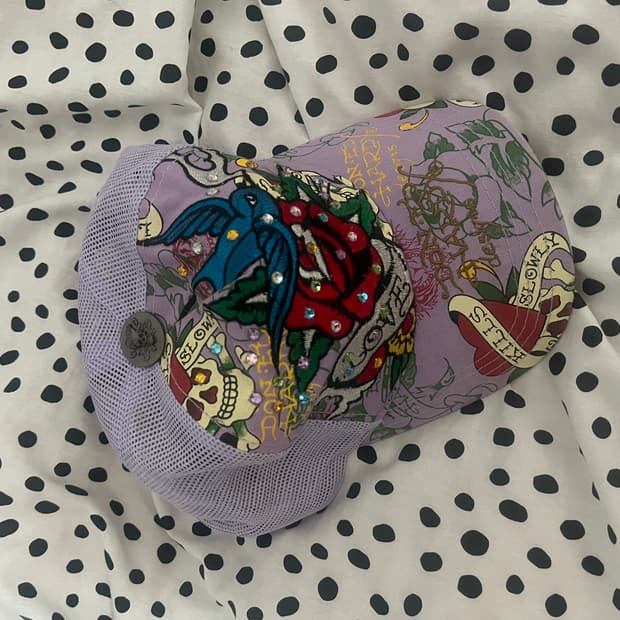 에드하드 연보라 모자 캡