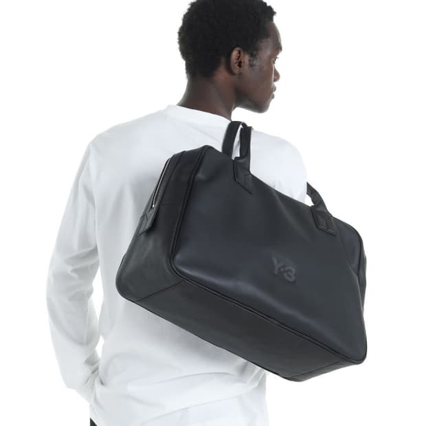 Y-3 가죽 볼링백
