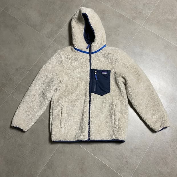 파타고니아 리버시블 퀼팅 플리스 후드 집업 자켓