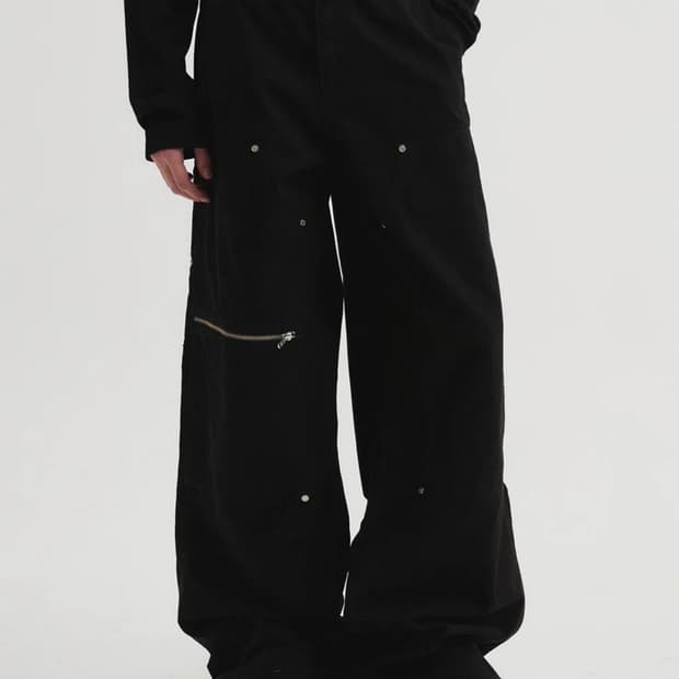 DNSR 카펜터 팬츠 블랙