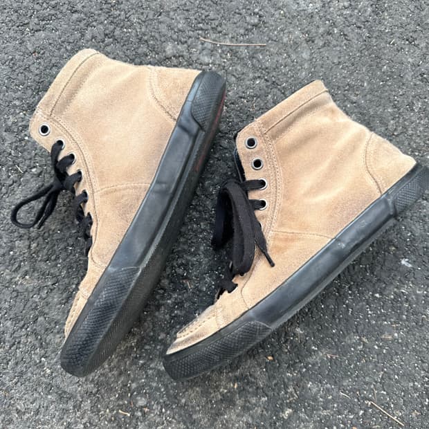 Prada Sport Suede High-Top Sneakers 7.5(