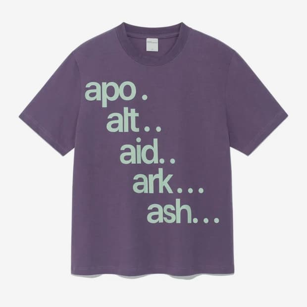더콜디스트모먼트 TCM apo T (purple) 반팔 티셔츠