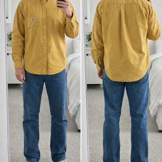 칼하트 머스타드 셔츠 115정도