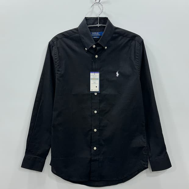 폴로 랄프로렌 포니자수 린넨 셔츠 블랙 S