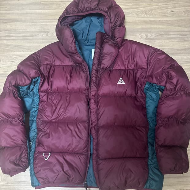 나이키 ACG 써마핏 ADV 루나 레이크 퍼퍼 자켓 나이트 마룬