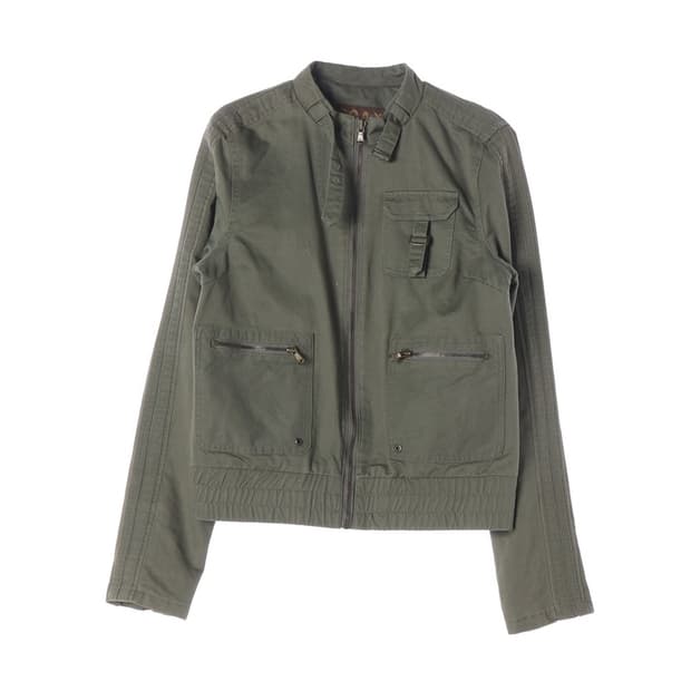 COAX 빈티지 유틸리티 포켓 워크 자켓 카키 S