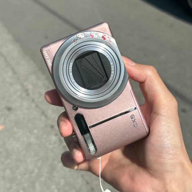 ricoh 리코 cx5 핑크 빈티지 디카