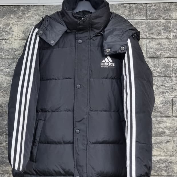 아디다스 다운 롱패딩xs85