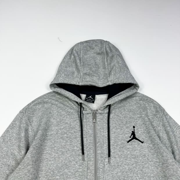 조던 점프맨 로고 그레이 후드집업 (M)