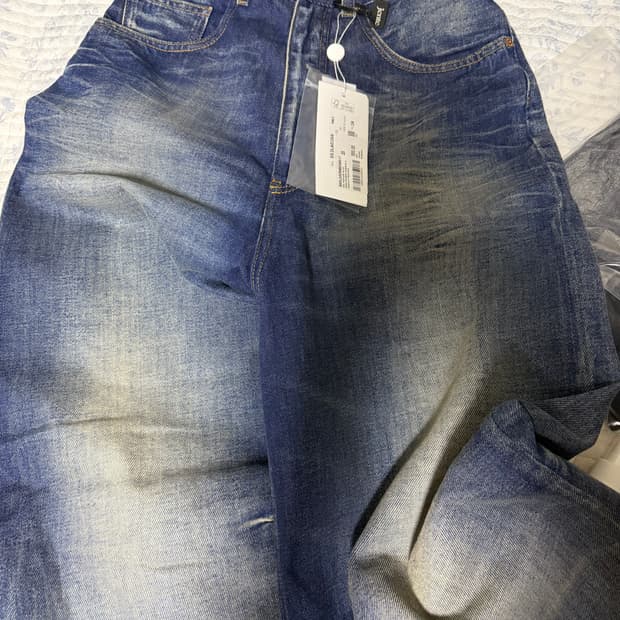 Mm6 메종마르지엘라 블루 데님 팬츠
