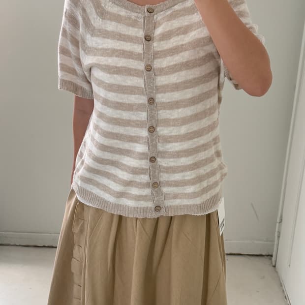 일본빈티지 모리 레이어드 가디건