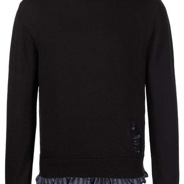 [s]마르지엘라 디스트레스드 레이어드 니트