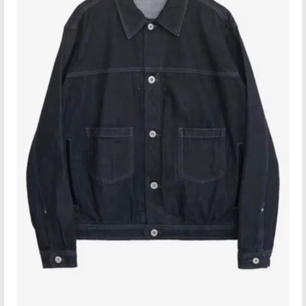 4) 폴리테루 데님 트러커 자켓 인디고