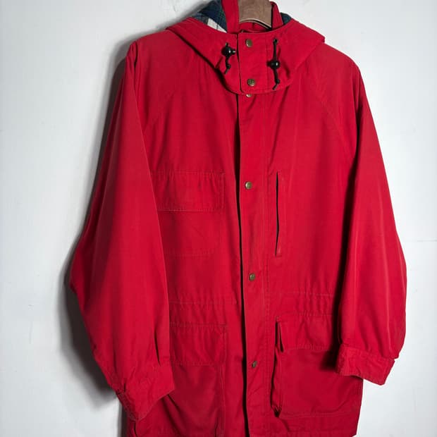 Eddie bauer 에디바우어 레드 후드 자켓