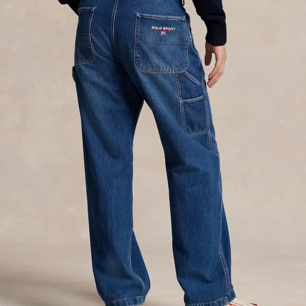 Polo sports 덩가리핏 카펜터 데님 팬츠