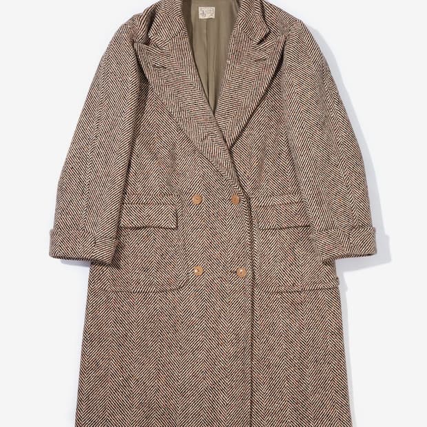 Wythe 헤링본 폴로코트 L사이즈