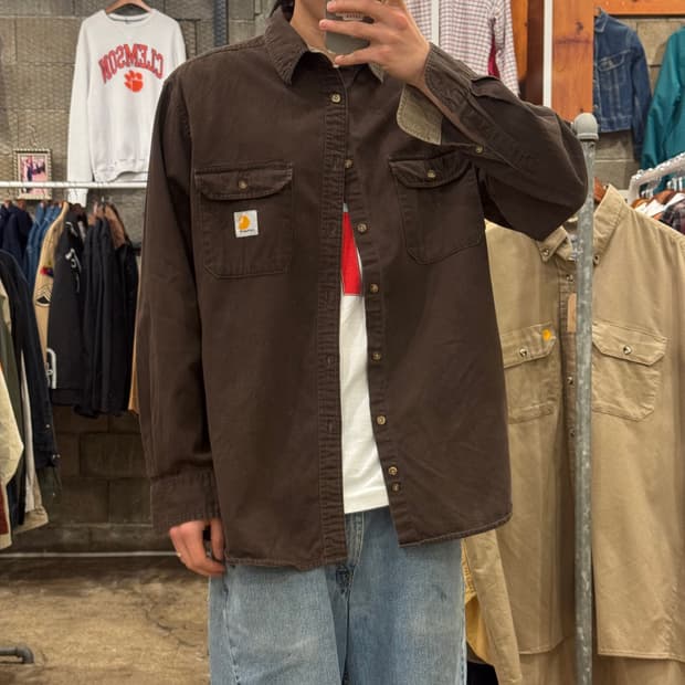 빈티지 칼하트 워크셔츠(kold_8432)