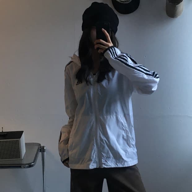 아디다스 삼선 사이드라인 바람막이
