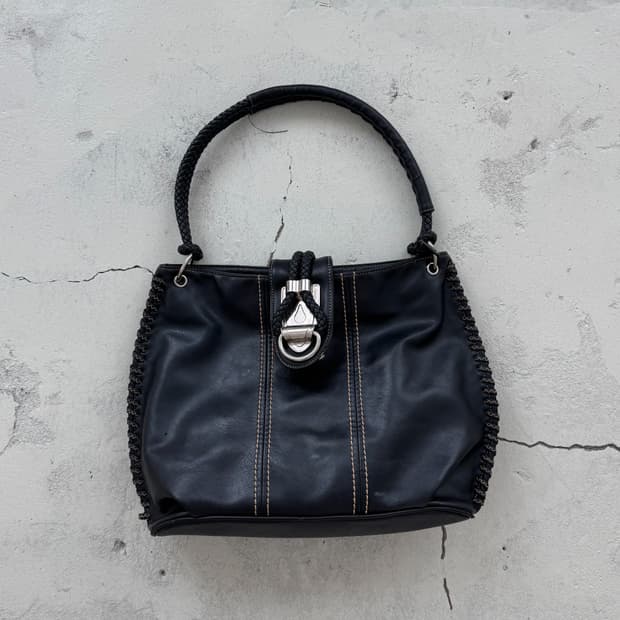 buckle shoulder bag