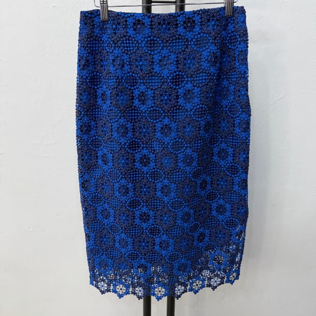 정품) 산드로 플라워 레이스 밴딩 스커트 치마 3