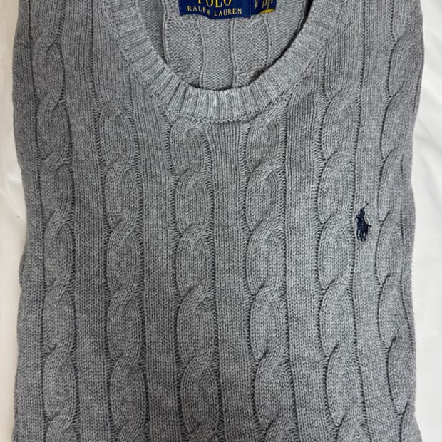 폴로 랄프로렌 그레이 니트 