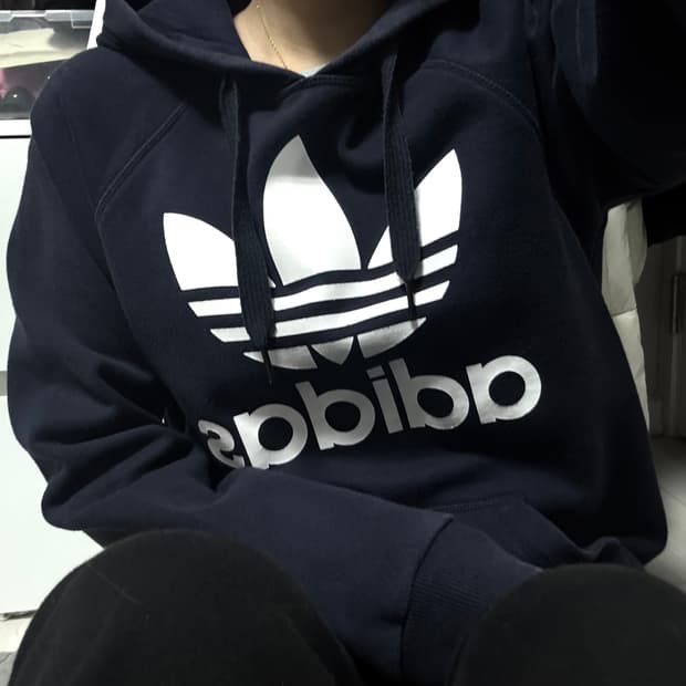 아디다스 네이비 후드티/ 브랜드/ 옷/ 교복아우터