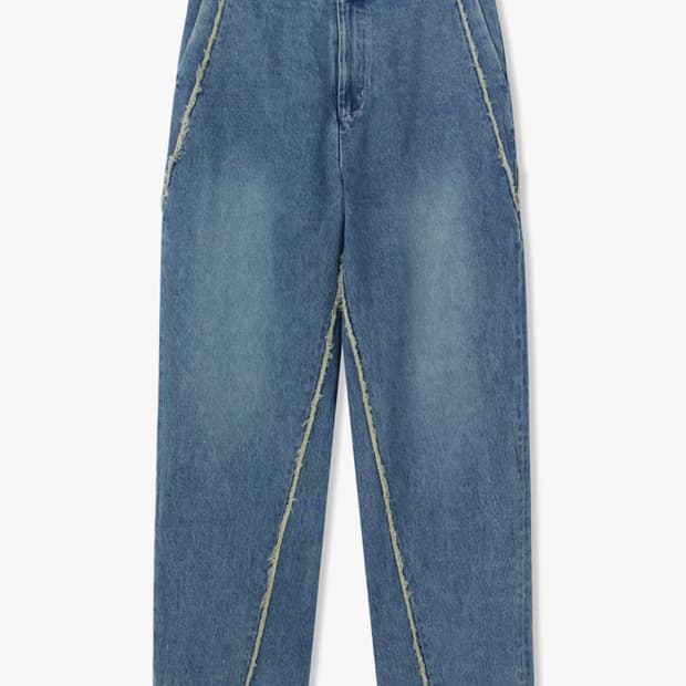 르마드 로우컷 데님팬츠