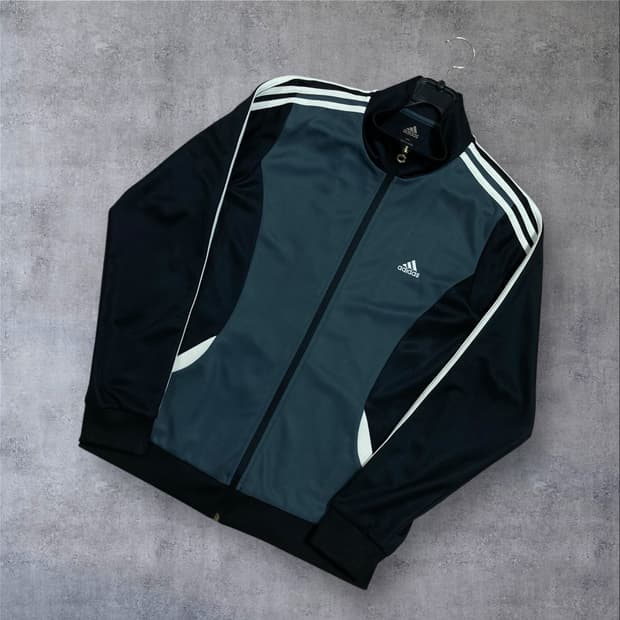 아디다스 스몰 로고 사이드 라인 믹스 컬러 트랙탑