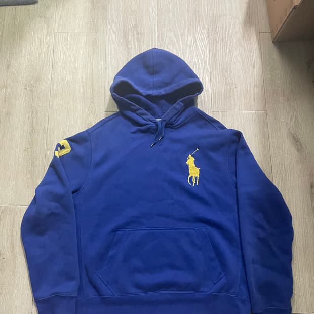 폴로 후드티 국내매장판