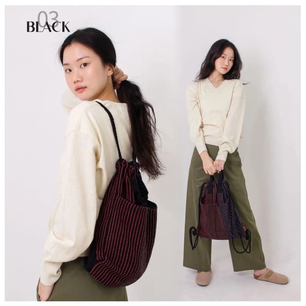 핸드메이드 에스닉 백