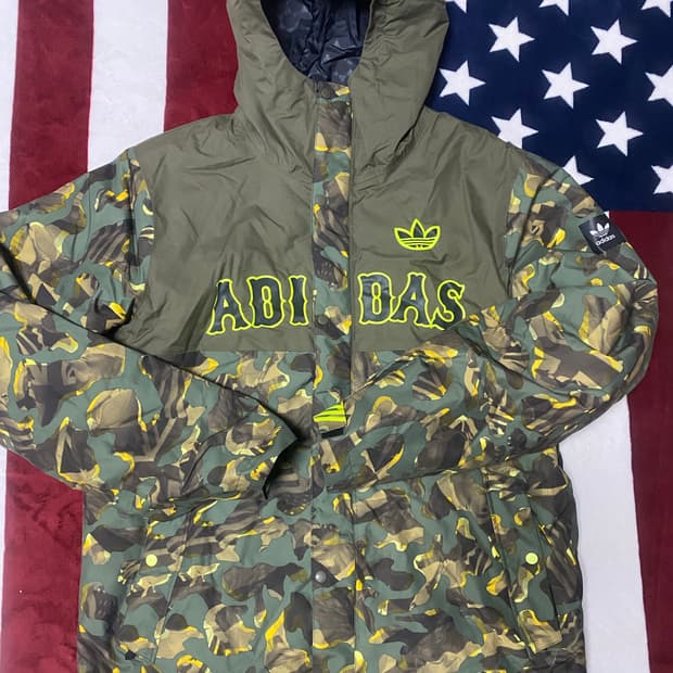 아디다스 카모 보드복 자켓