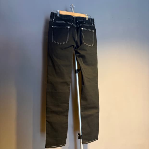 마르지엘라 블랙 데님 팬츠
