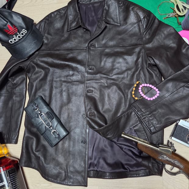 INTERMEZZO 레더자켓 가죽자켓 양가죽 라이더 바이크 카코트